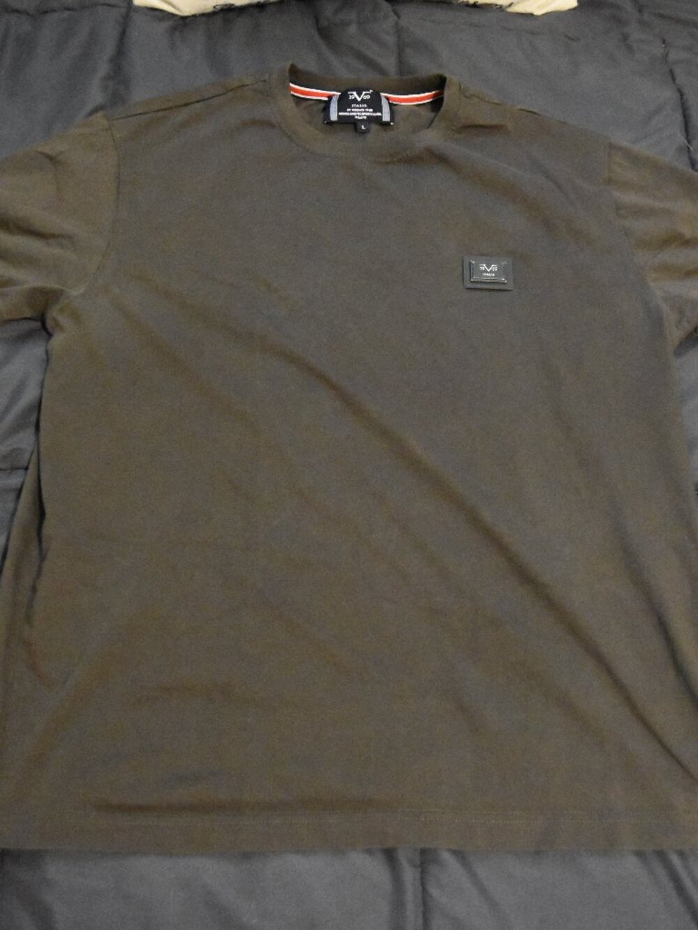 Authentic Hunter Green Versace‎ Tee Made in Italy Size M